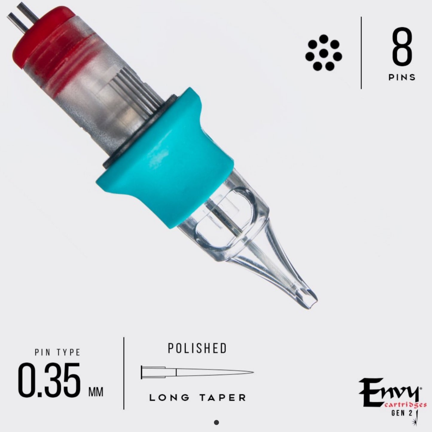 Envy Gen2 8 Traditional Round Liner Cartridges