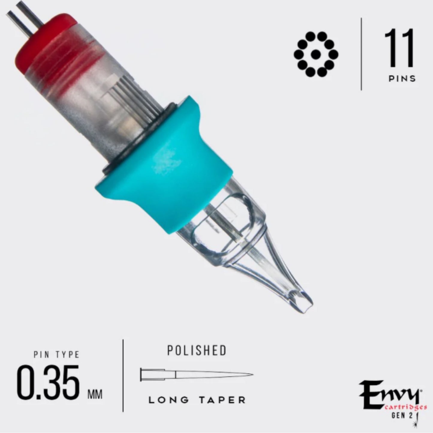 Envy Gen2 11 Traditional Round Liner Cartidges