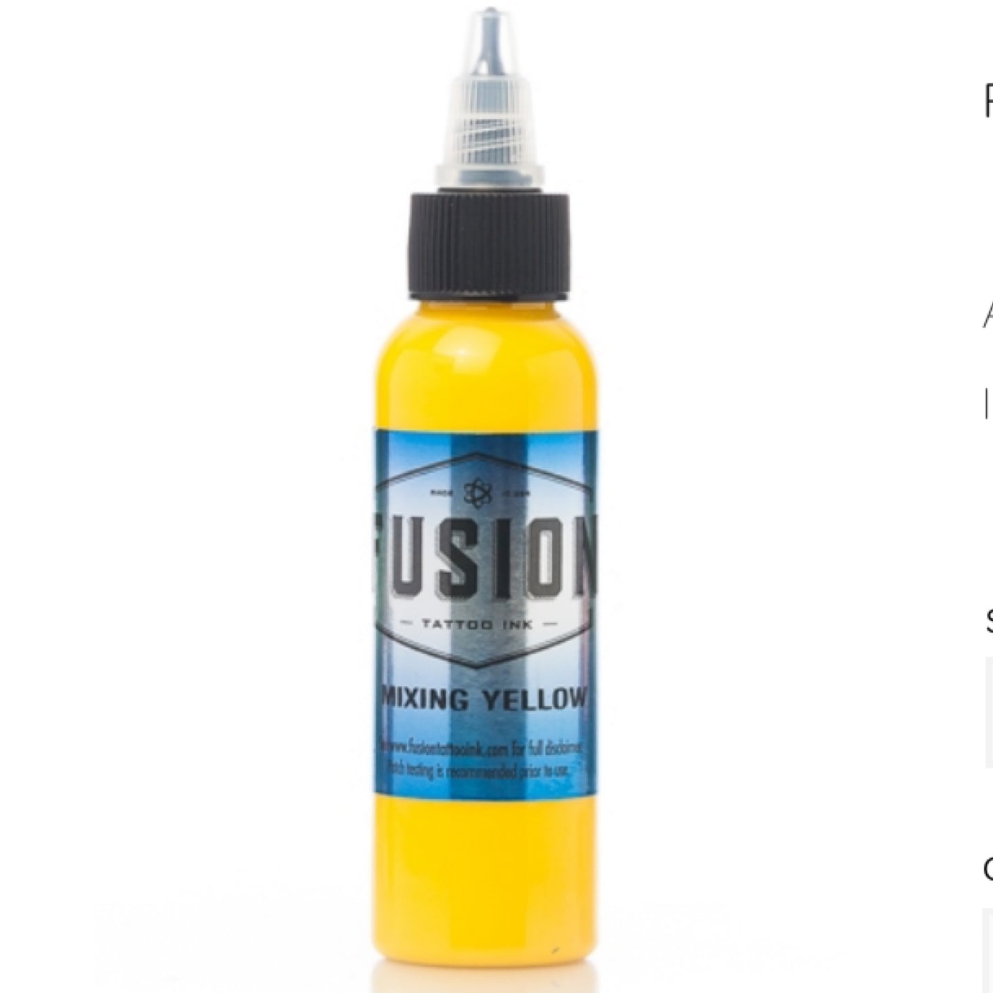 Fusion Ink (Mixing Yellow) 1oz