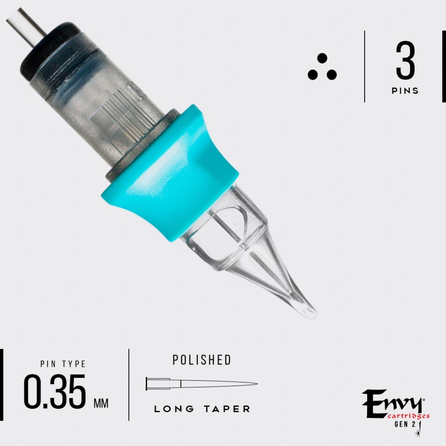 Envy Gen2 3 Round Liner Cartridges