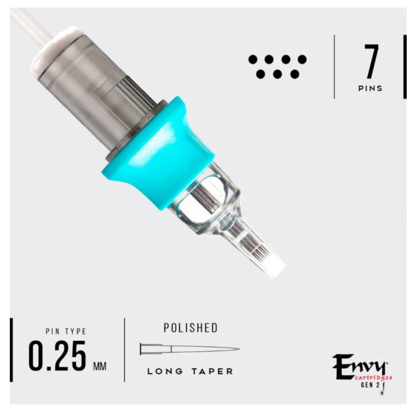 Envy Gen 2 7 Bugpin Curved Magnum Cartridges