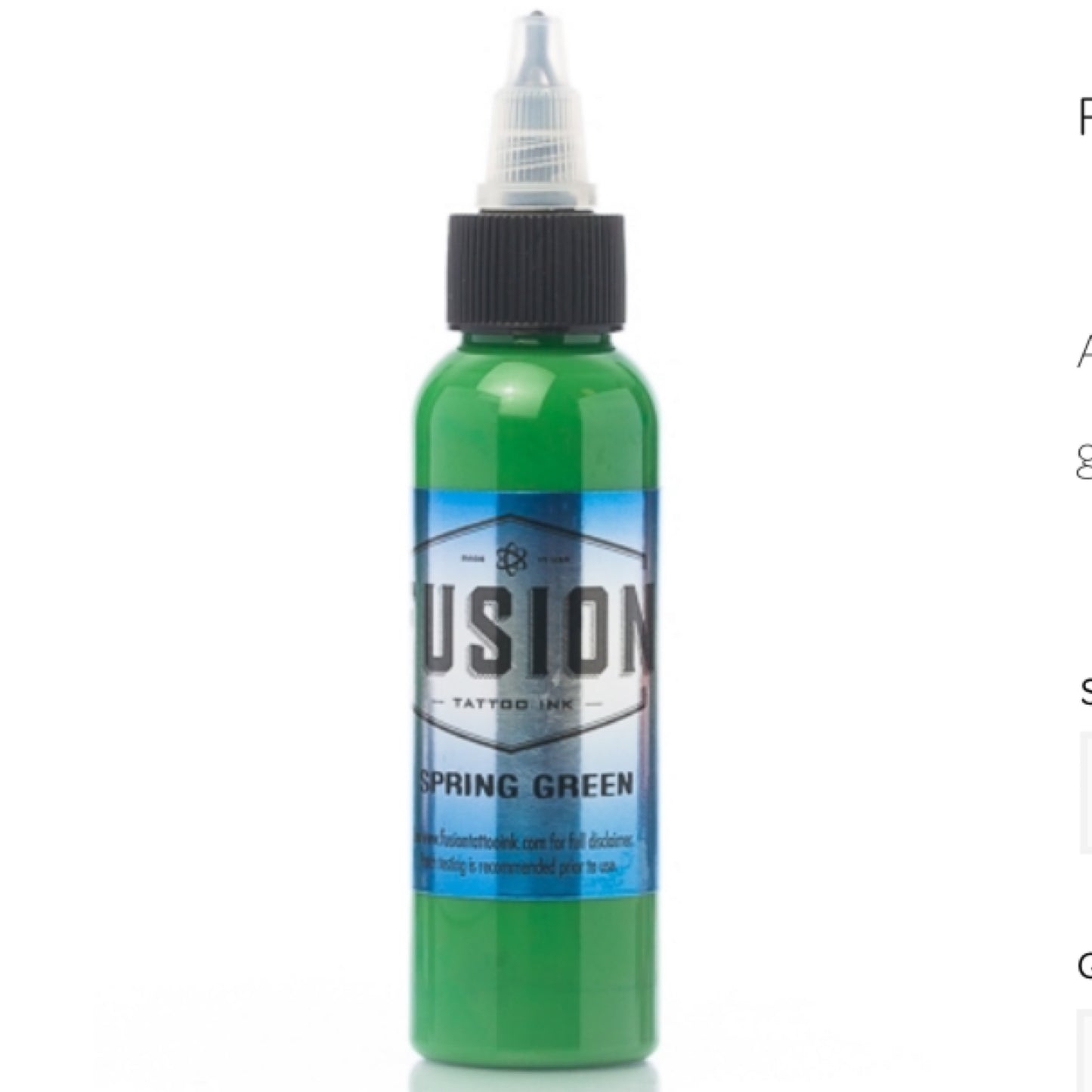 Fusion Ink (Spring Green) 1oz