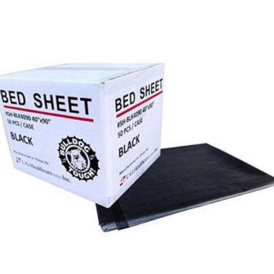 Black Drape Sheets Bulldog tough