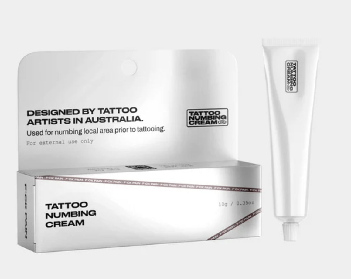 Tattoo numbing cream