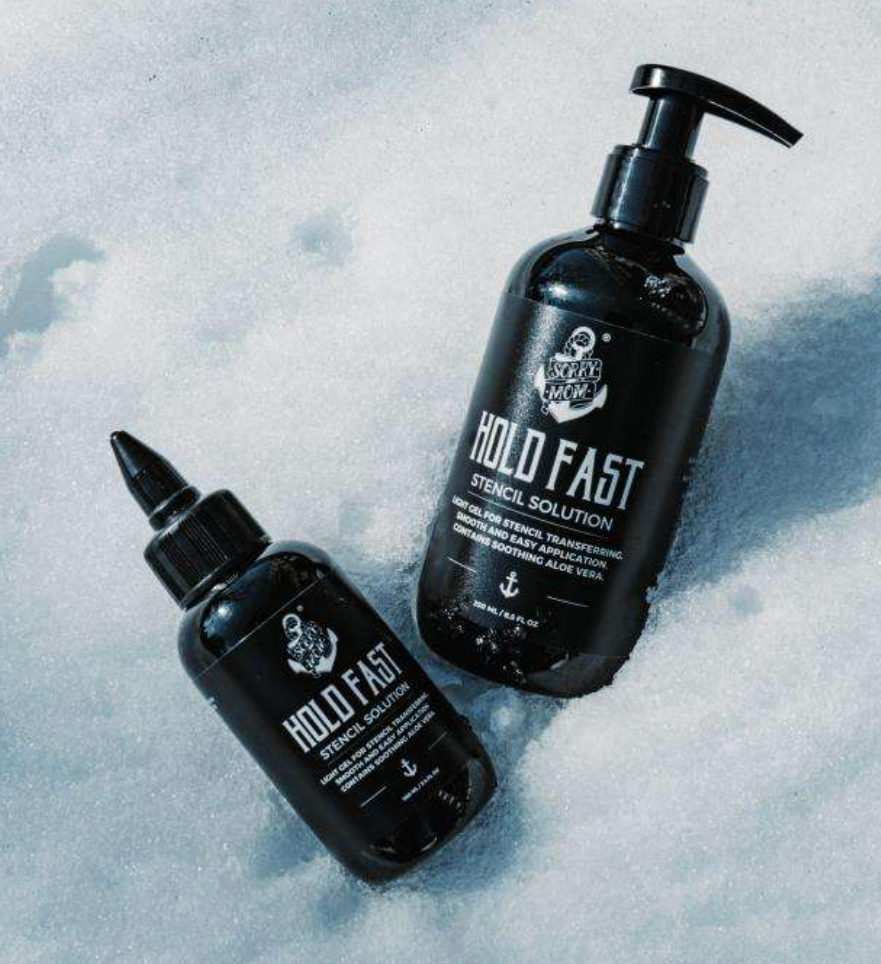 Sorry Mom Hold Fast Stencil Solution