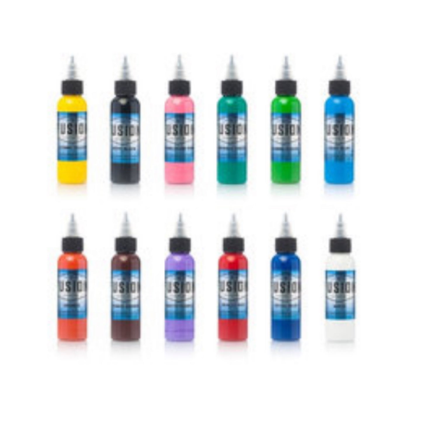 Fusion Ink (Sample Pack 12 Colors)  1oz